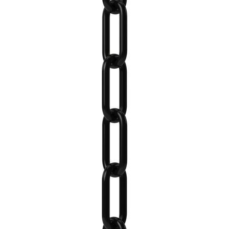 Montour Line Black Plastic Chain, 2 In, 50 Ft. Long CH-CH-20-BK-50-BX